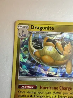 Dragonite 151/236 Holo Cracked Ice Unified Minds Pokemon Card NM - Image 3