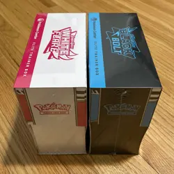 POKEMON CENTER SET S&V BLACK BOLT & WHITE FLARE ETB ELITE TRAINER BOX SEALED - Image 2