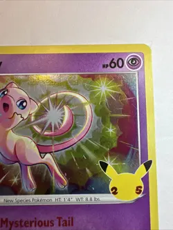 Pokemon Celebrations Mew Holo Rare Card 011/025 Near Mint to Mint Condition - Image 2