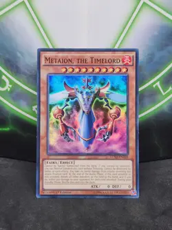 Yugioh Metaion, the Timelord LC5D-EN228 Super Rare 1st Edition NM - Image 1