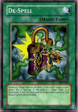 Yu-Gi-Oh! TCG Spell-Normal De-Spell De-Spell Regular - Image 1