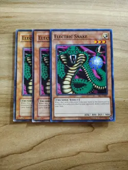 Yu-Gi-Oh! - Electric Snake 3X - Complete Playset - Image 1