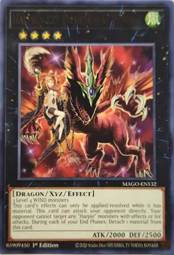 Yu Gi Oh - Harpie's Pet Phantasmal Dragon - Maximum Gold - 1st Edition 2020 - Image 1