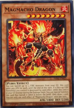 Yu Gi Oh - Magmacho Dragon - PHNI-EN025 - Phantom Nightmare 1st Ed. - 2020 - Image 1