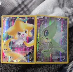 Pokemon TCG 2016 Mythical Promo Cards XY112 And XY111 Celebi, Jirachi - Image 1