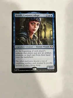 MTG Braids, Conjurer Adept - Commander Masters Card 076 - Image 1