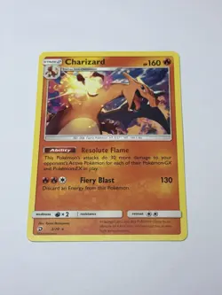 CHARIZARD 3/70 Dragon Majesty Battle Academy Regular Rare Pokemon Card LP/NM - Image 1