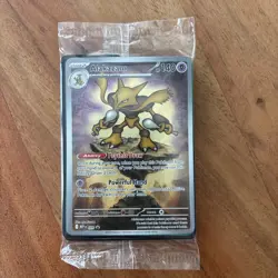 Pokemon TCG SEALED Alakazam Black Star Promo Card Mega Evolutions MEP 009 NM - Image 1