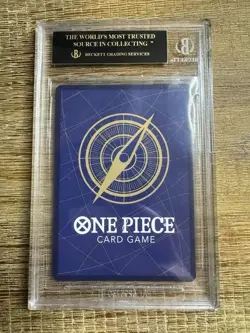 BGS 10 Black Label One Piece Trafalgar Law OP01-047 Romance Dawn Japanese Card - Image 2