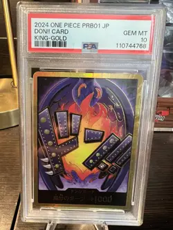 One Piece TCG PSA 10 DON!! CARD PRB01 KING-GOLD - 2024 JAP JAPANESE - Image 1
