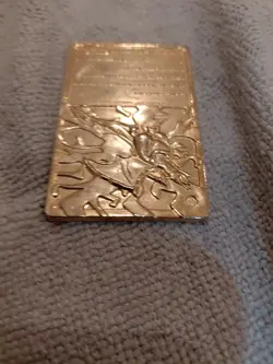 1999 Pokemon Charizard 23K Gold-Plated Trading Card Vintage - Image 4