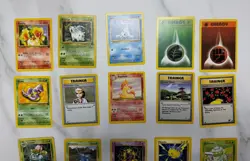 Lot of 20 Pokemon Cards Base Set including Mewtwo Promo 14 - Image 3