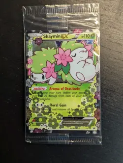 Pokemon 2016 ?? Shaymin EX Black Star Promo Card XY148 ?? New Sealed Promo? - Image 2