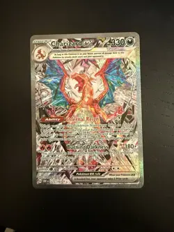 Pokemon TCG Charizard EX Holo Ultra Rare Card 223/197 SV03 Obsidian Flames - Image 1