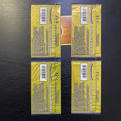 Pokemon XY EVOLUTIONS - (3-Card Mini) Booster Pack Complete Art Set (4) - SEALED - Image 2