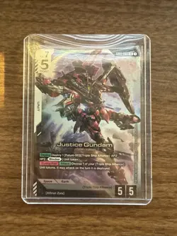 Gundam Card Game Newtype Rising Justice Gundam Gd01-066 LR - Image 1