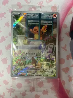 Pokemon TCG: Charmander 044 Sv: Promo Card Obsidian Flames Holo Sealed - Image 1