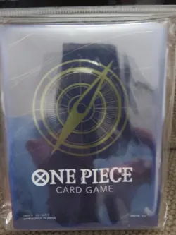 One Piece Official Card/Deck Game 70 Sleeves - Blue/Gold Compass - Image 2