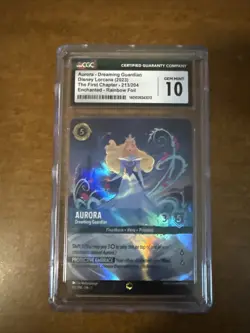 2023 213 Aurora - Dreaming Guardian Enchanted Disney Lorcana TCG Card CGC 10 - Image 1
