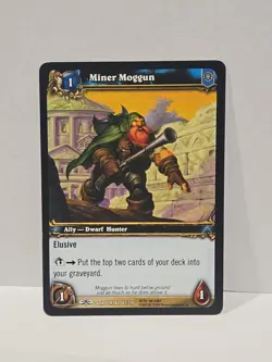 World Of Warcraft Through The Dark Portal Miner Moggun 183/319 TCG Card - Image 1