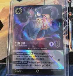 Disney Lorcana TCG Yen Sid Powerful Sorcerer Enchanted Card - Image 1