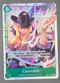 One Piece Cards Game Cavendish EB01-012 SR English PRB-02 Reprint - Image 1