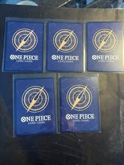 One Piece TCG Parallel Alt Art LOT x 5 Cards! English NM Luffy Sanji - Image 2