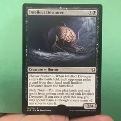 Intellect Devourer Battle for Baldur's Gate Mtg Misprint Missing Stamp Error - Image 1