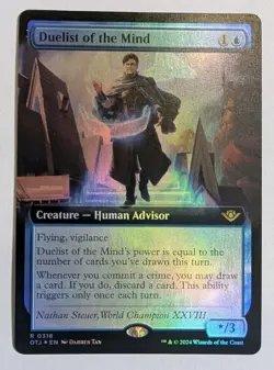 Duelist of the Mind (Extended Art) Outlaws of Thunder Junction Foil - MTG RARE - Image 1