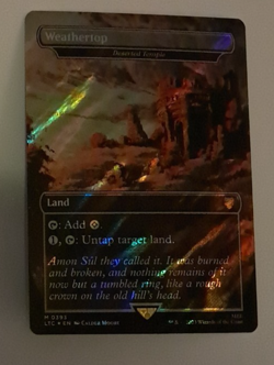 Weathertop ( Deserted Temple ) Surge Foil NM LOTR Magic the Gathering MTG - Image 1