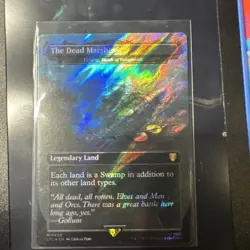 MTG Lord Of The Rings NM Surge Foil The Dead Marshes - Urborg Tomb Of Yawgmoth - Image 1