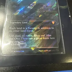 MTG Lord Of The Rings NM Surge Foil The Dead Marshes - Urborg Tomb Of Yawgmoth - Image 3