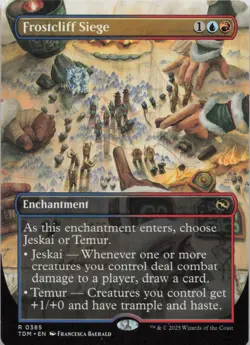 Frostcliff Siege (Borderless) R Tarkir: Dragonstorm 385 - LP MTG - Image 1