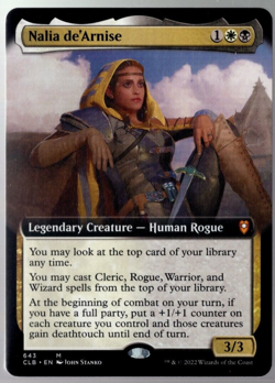 Nalia de'Arnise 643 Extended Art Mythic Non Foil Baldur's Gate Magic TCG NM - Image 1