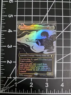 Fire Lord Zuko 0315 TLA Extended Art Foil MTG Avatar: The Last Airbender NM/M - Image 1