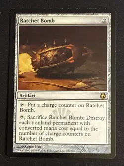 1x Ratchet Bomb (196) Scars of Mirrodin MP MTG Magic the Gathering x1 MKE - Image 1