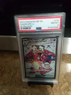 2023 Pokemon OBF En Charizard Ex Ultra Rare Psa 8 - Image 2