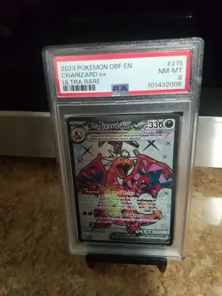 2023 Pokemon OBF En Charizard Ex Ultra Rare Psa 8 - Image 3
