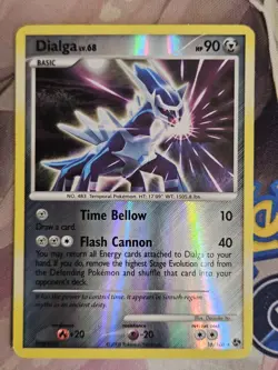 Dialga 16/106 Great Encounters REVERSE HOLO Rare Pokemon VLP - Image 1