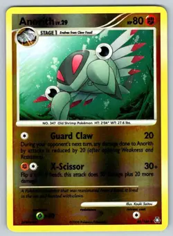 2008 Diamond & Pearl - Legends Awakened Anorith Uncommon Reverse Holo #46 - Image 1