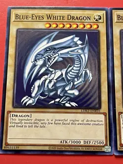 3x Blue-Eyes White Dragon | SDK Art | LDK2-ENK01 | NM | Common | Yu-Gi-Oh! - Image 3