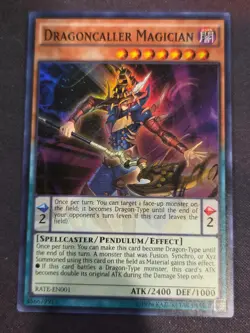 1x (NM) Dragoncaller Magician - RATE-EN001 - Super Rare - YuGiOh - Image 1