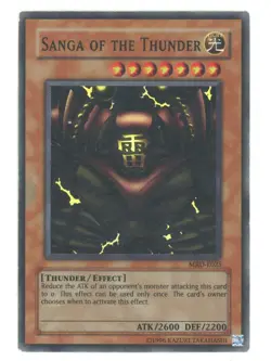 Sanga of the Thunder MRD-025 Super Rare Unlimited Yugioh NM DNA GAMES - Image 1