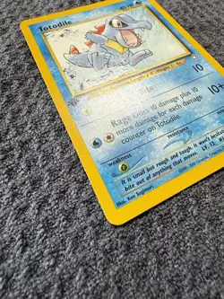 Totodile 80/111 Neo Genesis 1st Edition Pokemon Card - Lightly Played - Image 2
