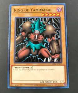 Yu-Gi-Oh! Metal Raiders King Of Yamimakai Common Card MRD-EN075 NM - Image 1