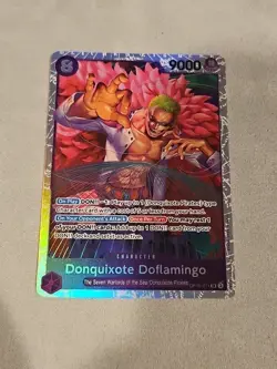 Donquixote Doflamingo OP10-071 English SR Royal Blood One Piece Card Game - Image 1