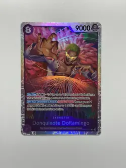 Donquixote Doflamingo OP10-071 English SR Royal Blood One Piece Card Game - Image 1