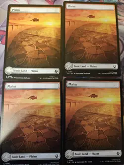 MTG - Avatar: The Last Airbender - Plains - Appa Full Art (287) x4 - NM - NF - Image 1