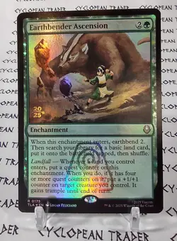Prerelease FOIL EARTHBENDER ASCENSION mtg NM The Last Airbender Rare - Image 1
