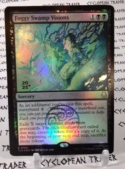 Prerelease FOIL FOGGY SWAMP VISIONS mtg NM The Last Airbender Rare - Image 1